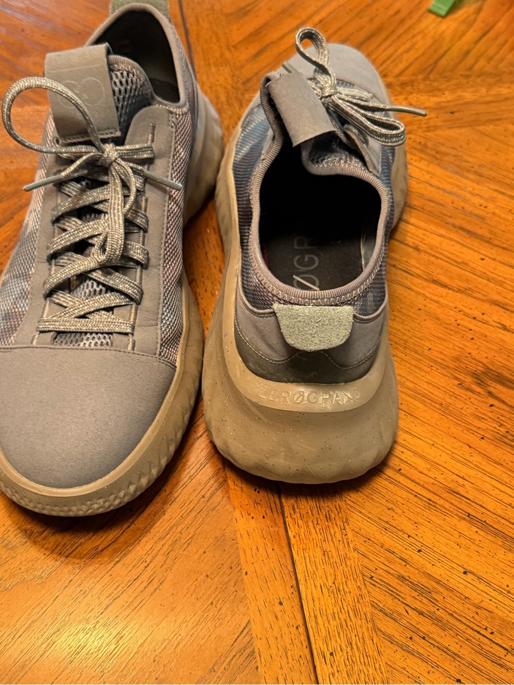 Cole Haan Zerogrand Men's Gray and Tan Camouflage Sneakers